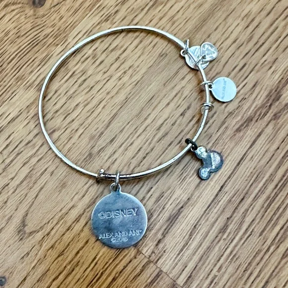 Alex and Ani Bundle of 4 Disney Silver Colored Bracelets - Picture 7 of 10